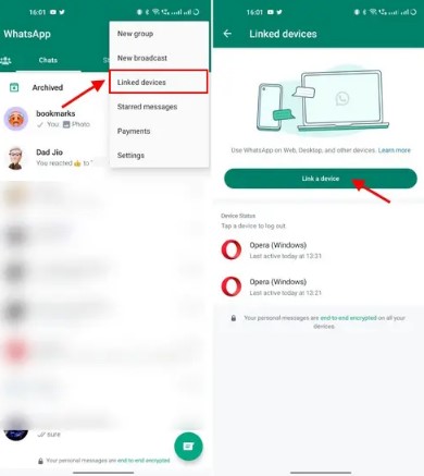 link whatsapp