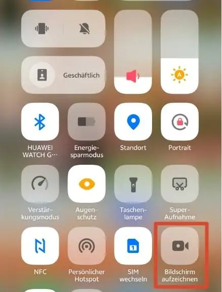 Android Bildschirmvideo aufnehmen