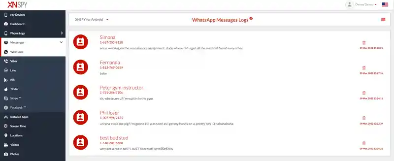 xnspy whatsapp en