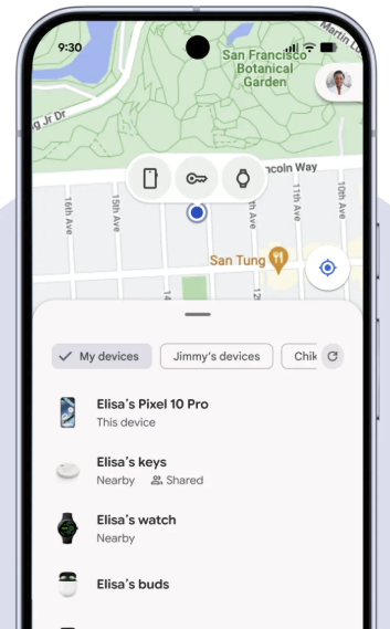 localiser mon téléphone android avec Google Find Hub