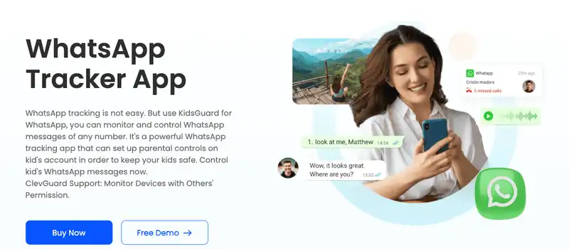 kidsgaurd whatsapp en