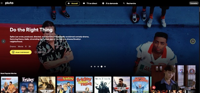 Chaînes de dessins animés et programmes gratuits sur Pluto TV