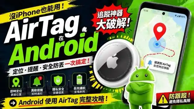 AirTag Android 可以用吗?台湾 5 款替代品与购买指南 cover image