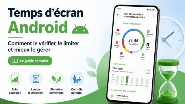 Comment voir son temps d’écran sur Android et Samsung ? cover image