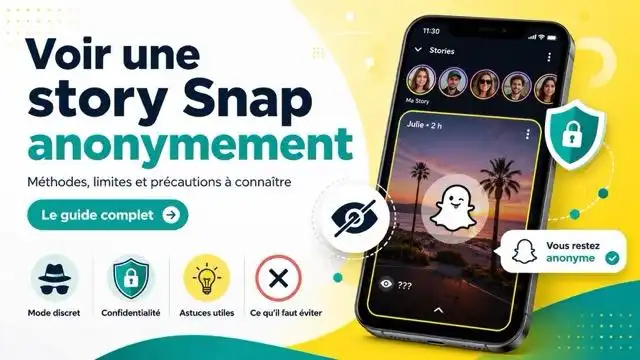 Voir une Story Snap anonymement : méthodes et limites cover image
