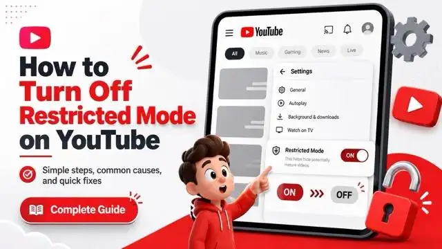 How to Turn Off Restricted Mode on YouTube When It's Locked cover image