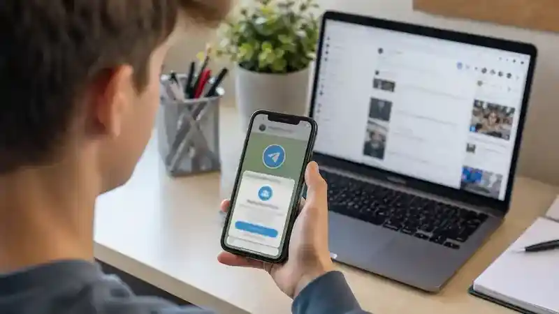 Vista real de un enlace promocional compartido en Telegram