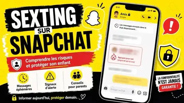 Sexting sur Snapchat : risques, signes et conseils pour les parents cover image
