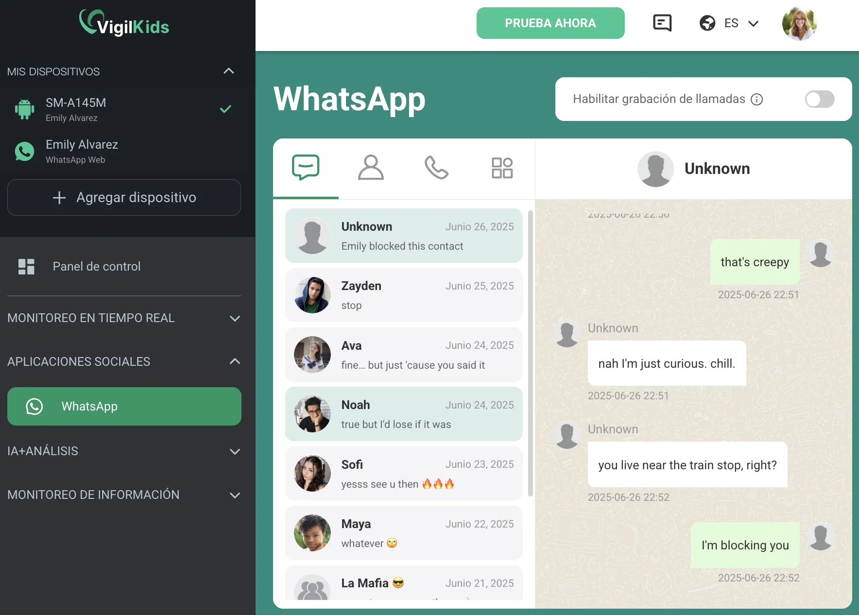 vigilkids whatsapp
