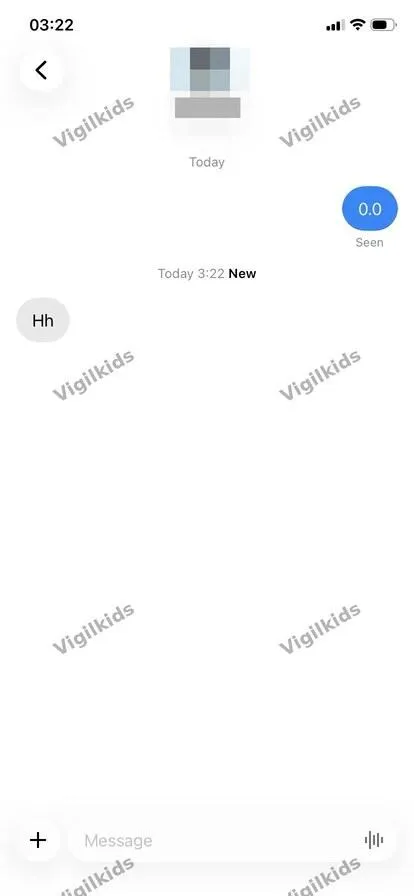 Chat with user