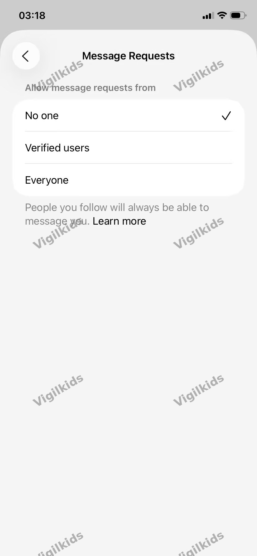 Message requests
