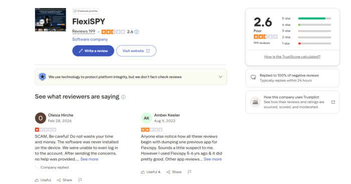 flexispy real reviews