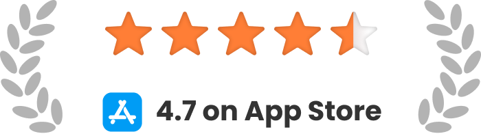 4.7 on App Store