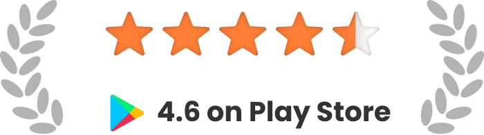 4.6 on Play Store