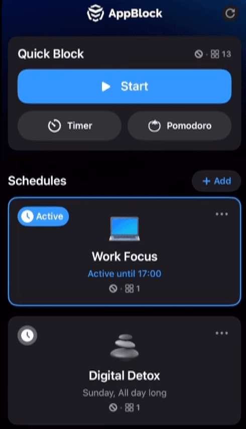 appblock third party app limit tool