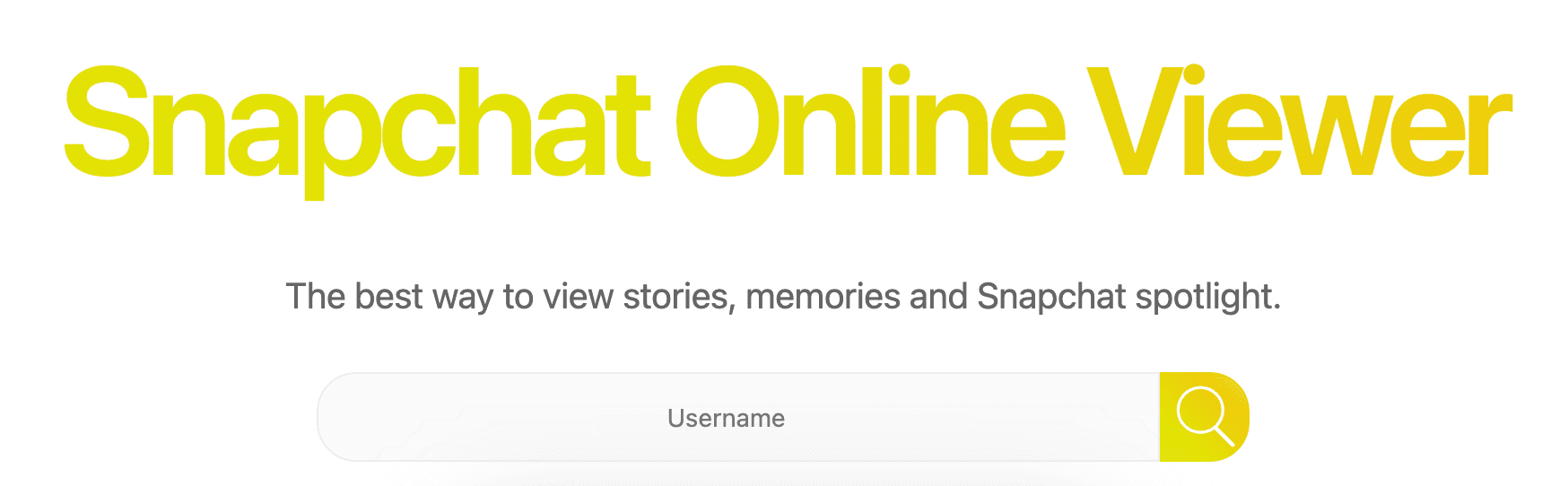 MegaStory simple anonymous Snapchat story viewer