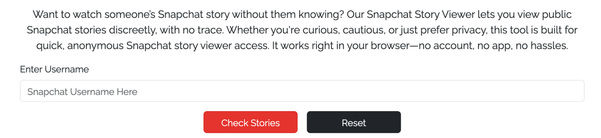 On4t privacy-focused anonymous Snapchat viewer