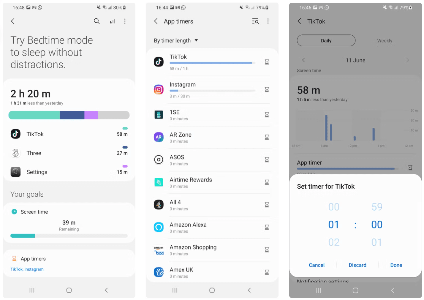 set an app timer on android digital wellbeing