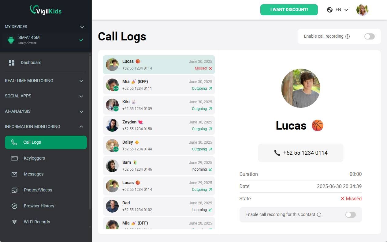 check someones call logs without knowing