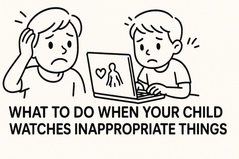 Caught Too Early: How to Handle It When Your Child Sees Inappropriate Content cover image