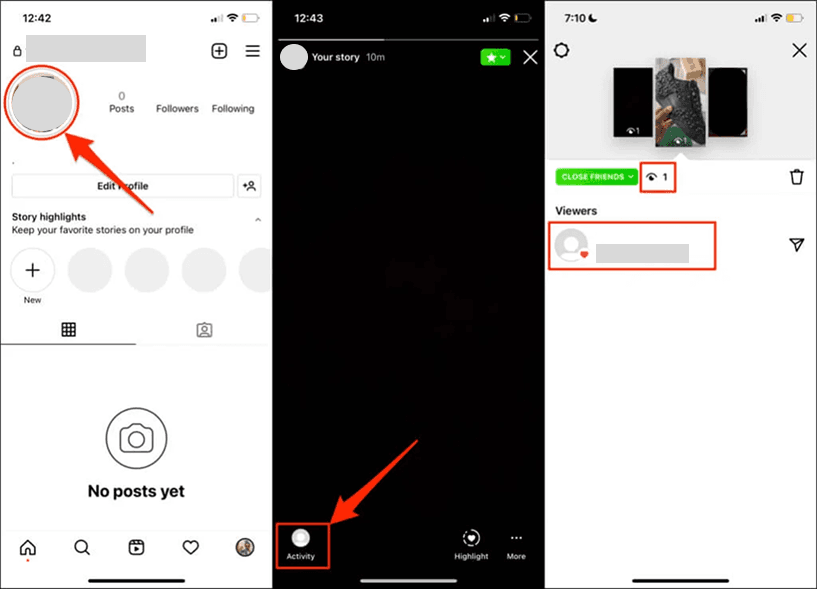 Check Instagram Story viewers for recurring accounts