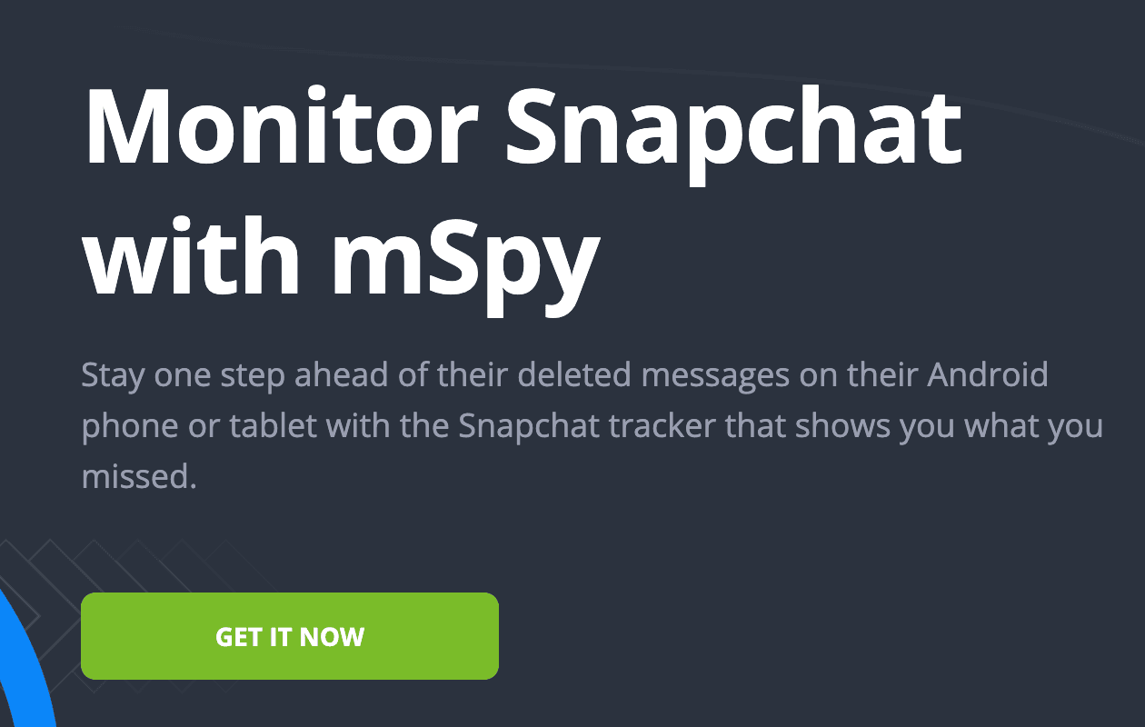 mSpy advanced Snapchat monitoring app