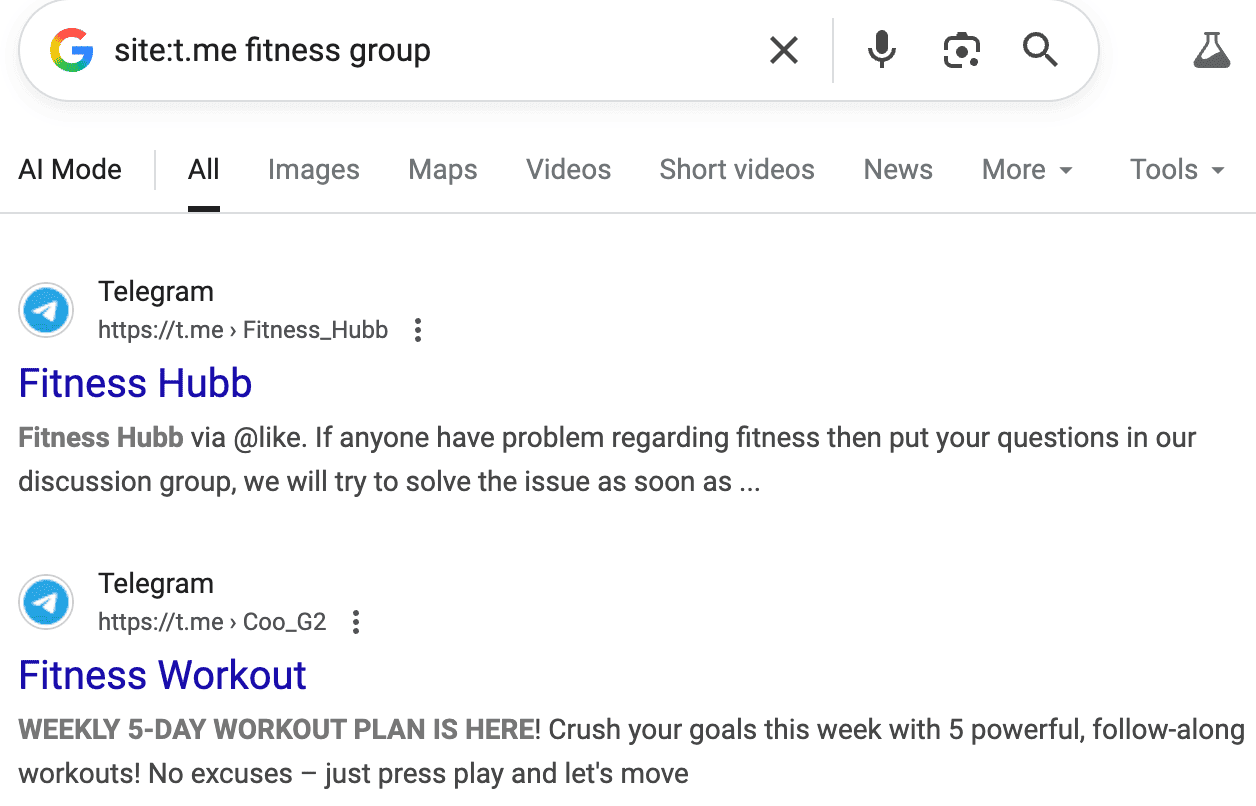 site:t.me fitness group