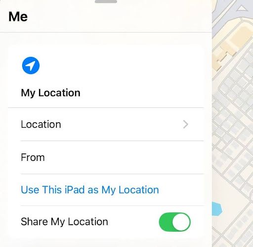 use a secondary device to fake location