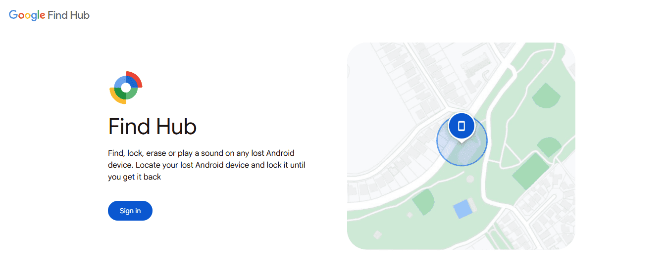usar google find hub