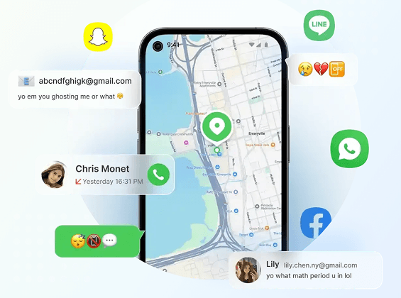 VigilKids all-in-one phone monitoring app dashboard