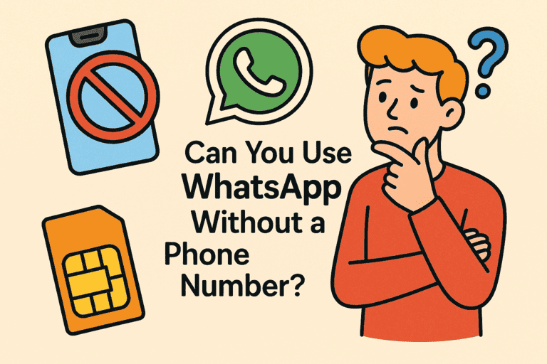 whatsapp without phone number